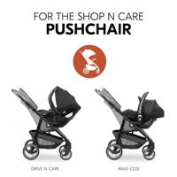 HAUCK Universele Cosy Adapters - Voor SHOP N CARE Kinderwagen - Zwart - thumbnail