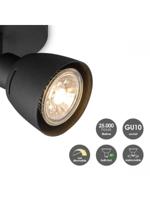 Light depot - LED opbouwspot Aka Ø 9,5 cm - zwart - Outlet - thumbnail