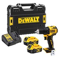 DeWALT DCD708P2T Compacte accu schroefboormachine 18V XR 5.0Ah in TSTAK - thumbnail