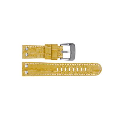 TW Steel horlogeband TWB34 Leder Beige 22mm + wit stiksel