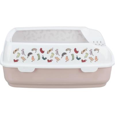 Kattenbak Trixie Delio Wit Lila Plastic 38 × 20 × 50 cm