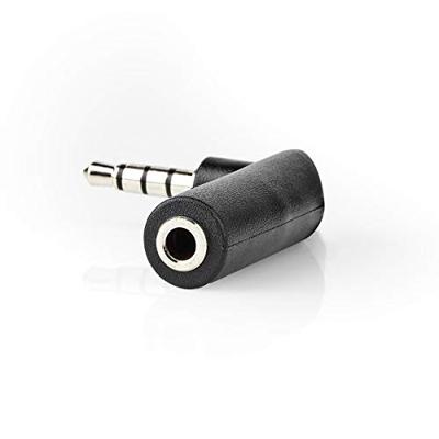 Nedis Stereo-Audioadapter | 3,5 mm Male | 3,5 mm Female | 90° Gehoekt | 10 Stuks | 1 stuks - CAGP22980BK CAGP22980BK Nedis Stereo-Audioadapter | 3,5 mm Male | 3,5 mm Female | 90° Gehoekt | 10 Stuks | 1 stuks - CAGP22980BK CAGP22980BK