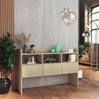Dressoir 105x30x70 cm spaanplaat sonoma eikenkleurig - thumbnail