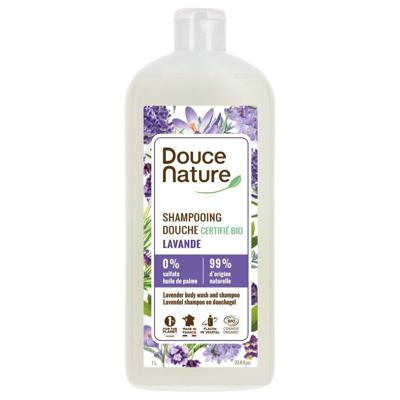 Douchegel & shampoo lavendel bio 1 Liter