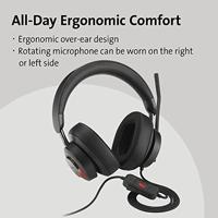Kensington USB-C Headset H2000, Over-Ear, zwart - thumbnail