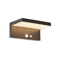 QAZQA Buiten wandlamp donkergrijs incl. LED en dimlicht op solar - - thumbnail