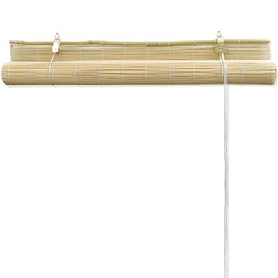 Rolgordijn 150x220 cm bamboe natuurlijk Rolgordijn 150x220 cm bamboe natuurlijk