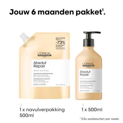 L'Oréal Professionnel Série Expert Absolut Repair Shampoo Refill 500ml