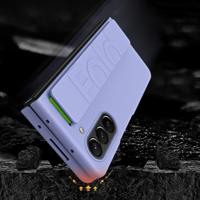 Lunso - Samsung Galaxy Z Fold5 hoes met polsband - wrist strap - Lichtroze - thumbnail