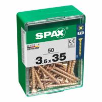 Schroefdoos SPAX Houten schroef Platte kop (3,5 x 35 mm) - thumbnail