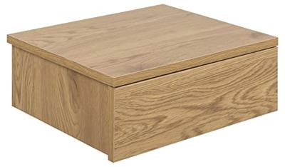 Bendt Zwevend Nachtkastje 'Grete' Met 1 lade, kleur Naturel Bendt Zwevend Nachtkastje 'Grete' Met 1 lade, kleur Naturel