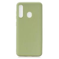 Frosted effen kleur TPU beschermhoes voor Galaxy A60/M40 (Bean Green) - thumbnail
