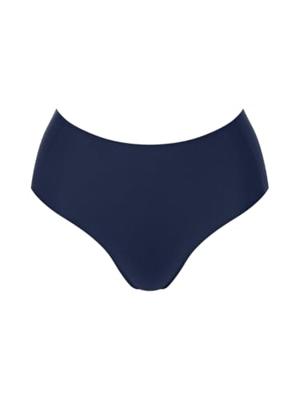 Zero Feel taille slip dames 2.0 - High waist - Hoge naadloze dames onderbroek - Katoenen kruisje - Schijnt niet door - Zwart - Huidskleur - Donkerblauw