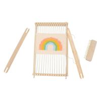 Hout Weefgetouw Handwerken Knutselset, 11dlg. - thumbnail