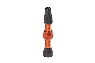 STANS Stan&apos;s valve stem aluminium (pair) - universal, presta - orange - 35mm