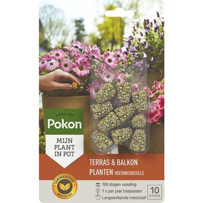 Pokon Terras & Balkon Planten Voedingskegels 10st - 724105