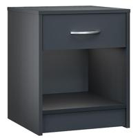 Nachtkastje Hamburg Antraciet 50x40x35cm - thumbnail