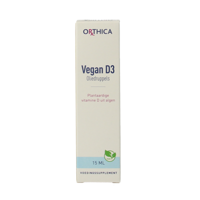 Orthica Vegan D3 olie druppels 15 Milliliter