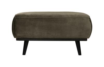 WOOOD Hocker 'Statement' Velvet, kleur Warm Groen
