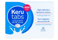 Kerutabs Lactase Enzym 4600 FCC Tabletten - thumbnail