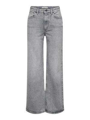 Only Onljuicy Hw Wide Leg Rea707 Dnm Noos 15334821 Loose Fit Medium Grey Denim