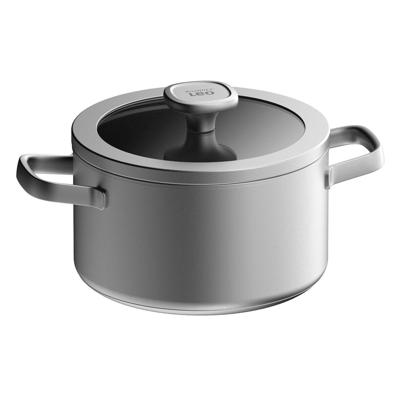 BergHOFF LEO Graphite Kookpan met Deksel - 20cm