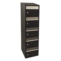 Stoer! Brickset 5-Hoog Met Dak Zwart - 40215070_1x5d - thumbnail