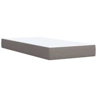 Boxspring met matras stof taupe 120x200 cm - thumbnail