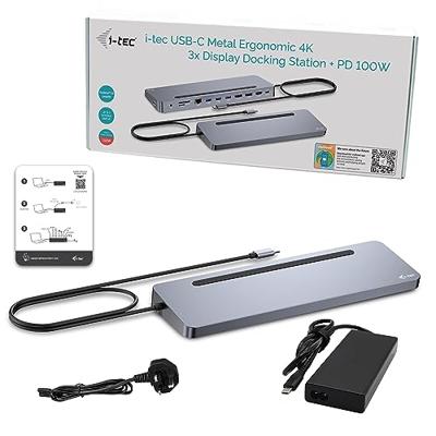 USB-HUB i-Tec C31FLAT2PDPRO100W 100 W Zilverkleurig