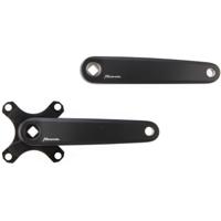 Miranda crankset delta jis voor gates 170mm mat zwart - thumbnail
