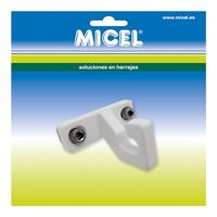 Luifelhaak Micel TLD11 Wit 65 x 57,5 x 35,5 mm - thumbnail