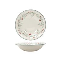 Bord diep 'Berry' groen Ø20,5cm - thumbnail