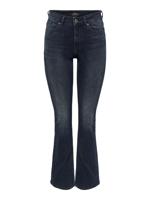 Only Onlblush Mid Flared Dnm Rea409 Noos 15233833 Flare Blue Black Denim - thumbnail