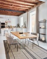 Kave Home Eetkamerstoel 'Ciselia' Bouclé, kleur Grijs - thumbnail