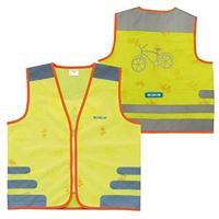 Wowow Reflectievest kids nutty jacket maat m geel - thumbnail