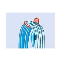 Fischer 078004 ronde haak RH metaal 1 stuk - thumbnail