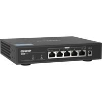 QNAP QSW-1105-5T netwerk-switch Unmanaged Gigabit Ethernet (10/100/1000) Zwart - thumbnail