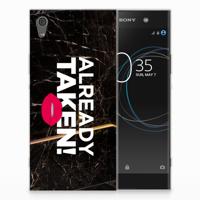Sony Xperia XA1 Ultra Siliconen hoesje met naam Already Taken Black - thumbnail