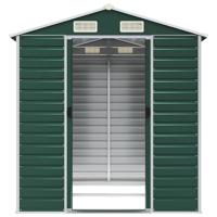 Tuinschuur 191x215x198 cm gegalvaniseerd staal groen - thumbnail