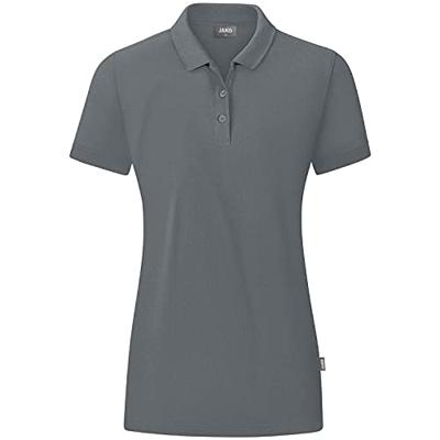 JAKO C6320D Polo Organic Dames - Steengrijs - 36