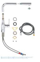 GROHE essence new Keukenkraan - hoog - uittrekbare l uitloop - 2 straalsoorten - chroom 30270000 - thumbnail