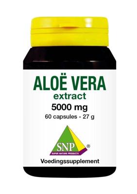 SNP Aloe vera 5000mg puur 60 Vegetarische capsules