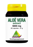 SNP Aloe vera 5000mg puur 60 Vegetarische capsules - thumbnail