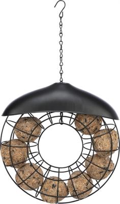 TRIXIE MEZENBOLHOUDER ROND MET DAK ZWART 24X8X8 CM
