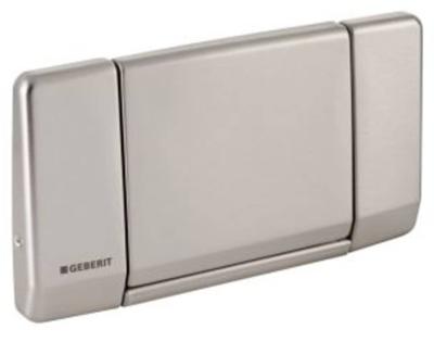 Geberit Highline bedieningspaneel geborsteld rvs voor Geberit Twinline inbouwreservoir (UP130) Geberit Highline bedieningspaneel geborsteld rvs voor Geberit Twinline inbouwreservoir (UP130)