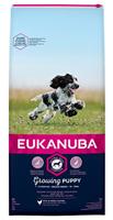 EUKANUBA premium hondenvoer met kip voor middelgrote rassen - droogvoer voor puppy honden, 15 kg - thumbnail