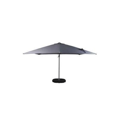 Fjôrd - Parasol Donkergrijs 3x3m - Leeds