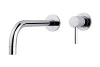 Wastafelkraan Afbouwdeel Wiesbaden Caral Slim Eenhendel Met Coldstart Chroom - thumbnail