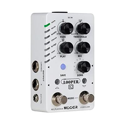 Mooer Looper X2 Stereo Looper Pedal