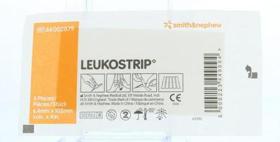 Leukostrip Steriel strip 6.4 x 102mm (5 st)